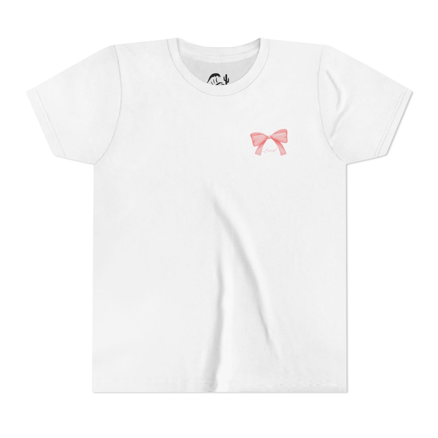 Pink Bow Graphic Youth Tee