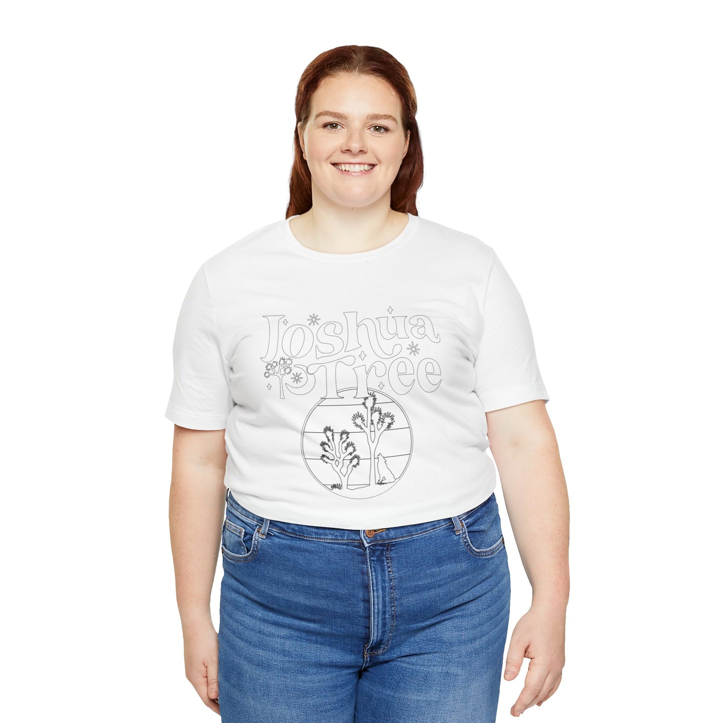 Joshua Tree Minimalist Line Art Tee