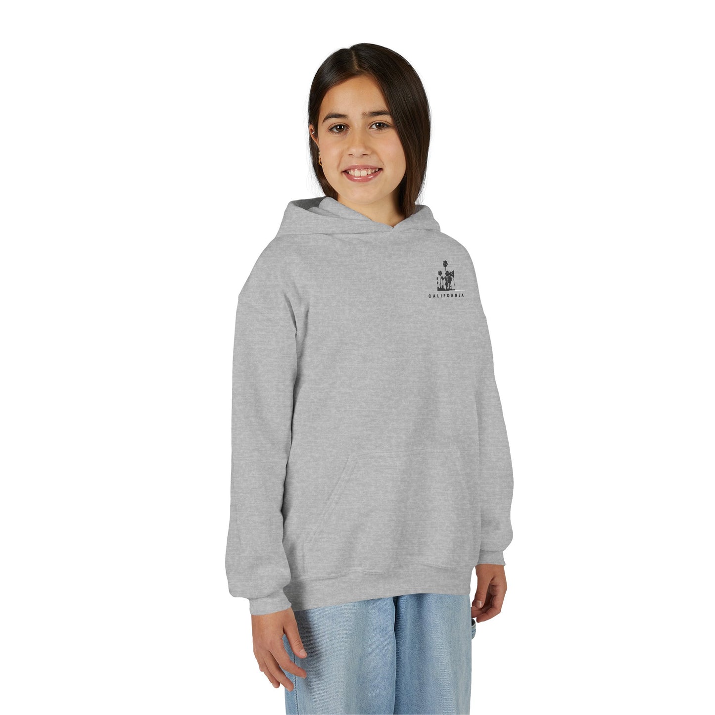 California Palm Graphic Hoodie — Youth Hooded Sweatshirt