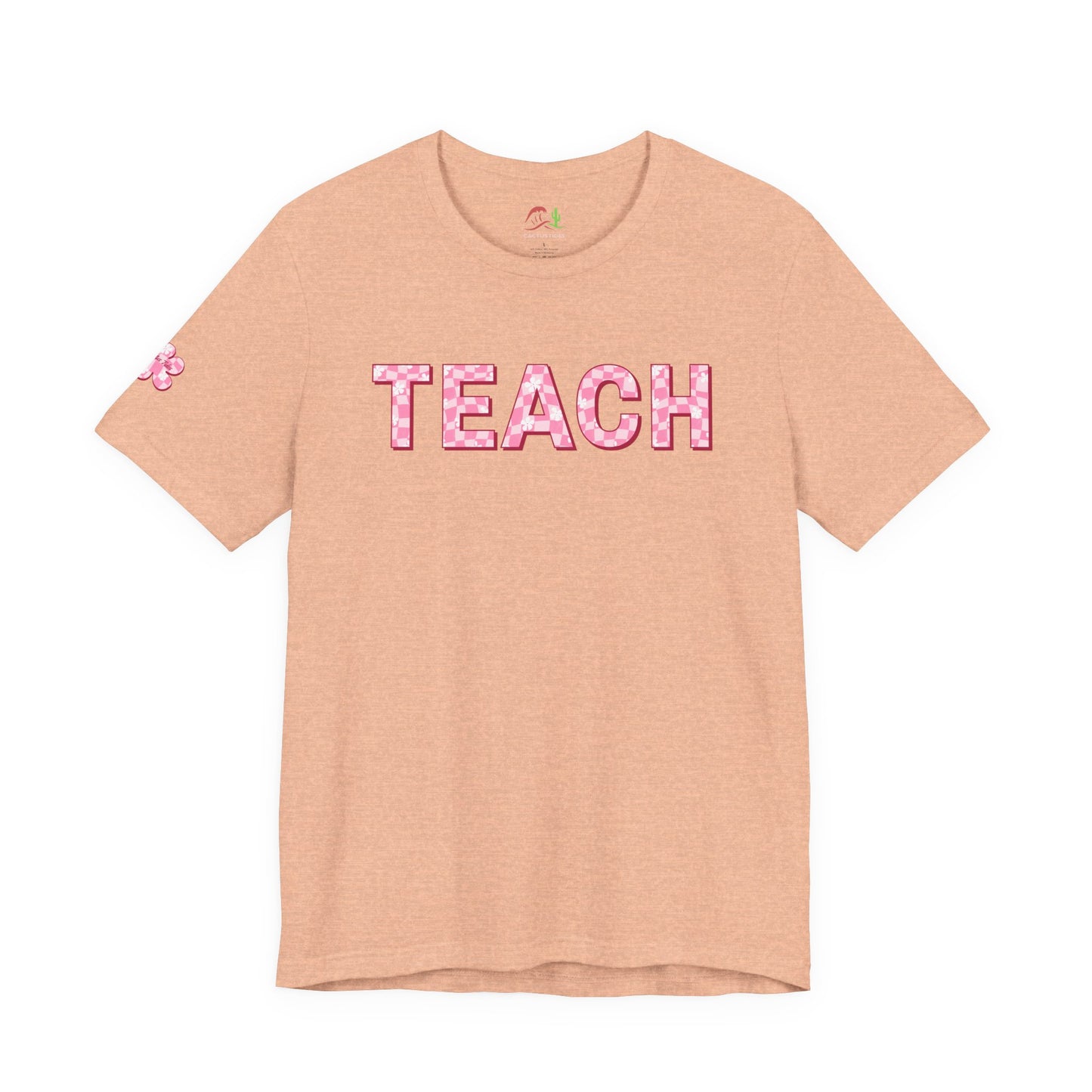 Teach Floral Tee