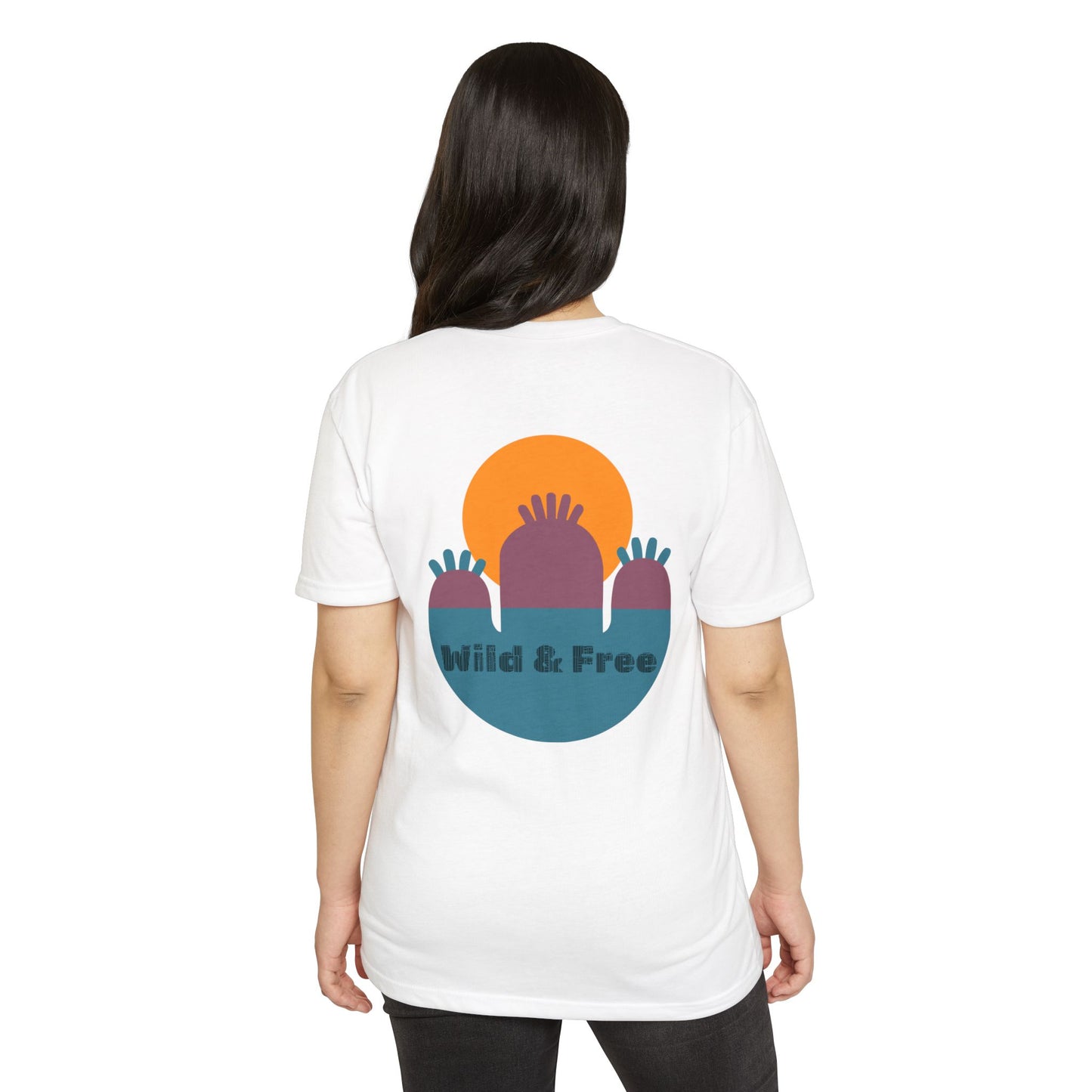 Wild & Free Cactus T-Shirt — Retro Desert Graphic Tee
