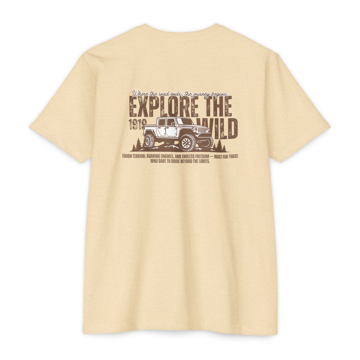 Explore The Wild Jeep T-Shirt — Adventure Off-Road Graphic Tee