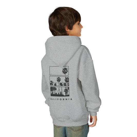 California Palm Graphic Hoodie — Youth Hooded Sweatshirt