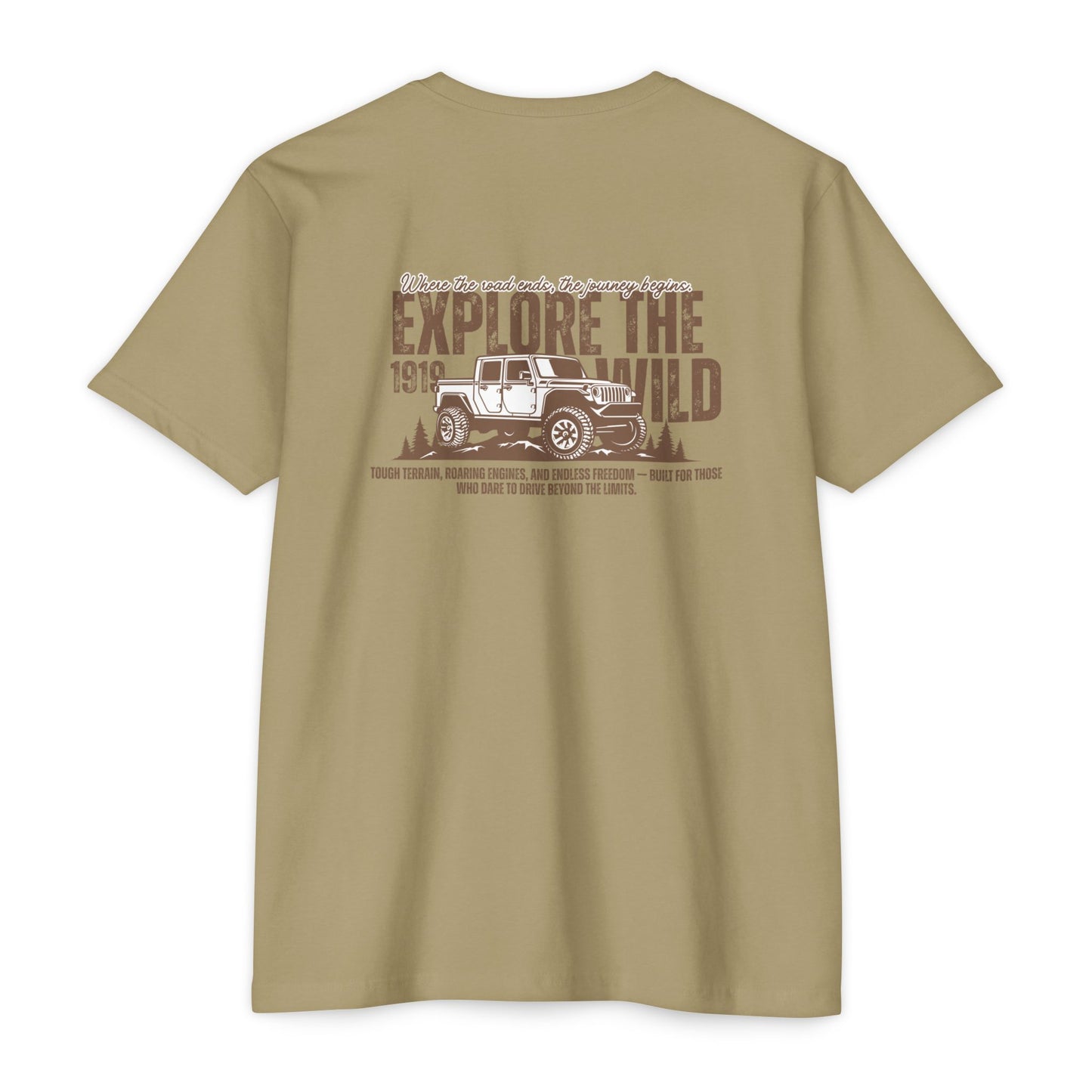Explore The Wild Jeep T-Shirt — Adventure Off-Road Graphic Tee