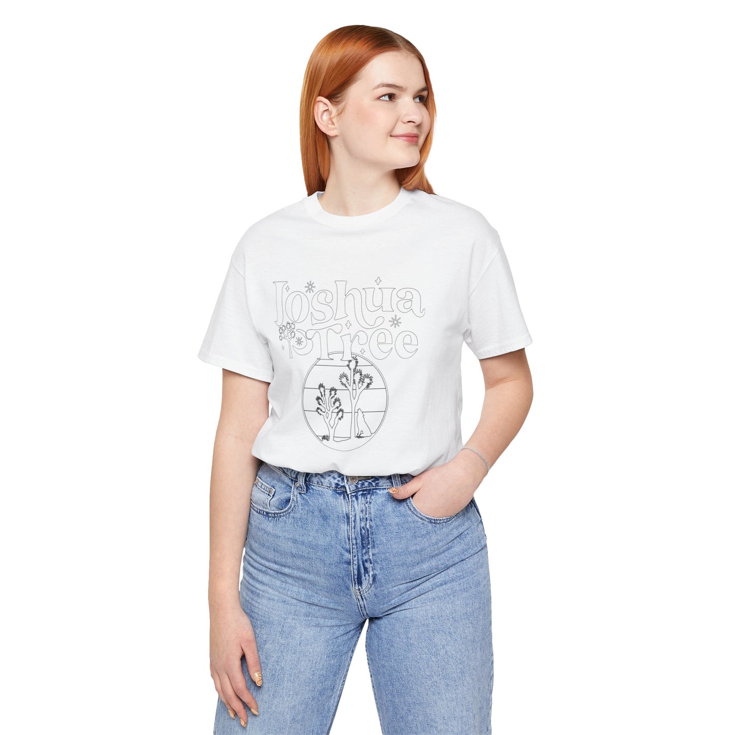 Joshua Tree Minimalist Line Art Tee
