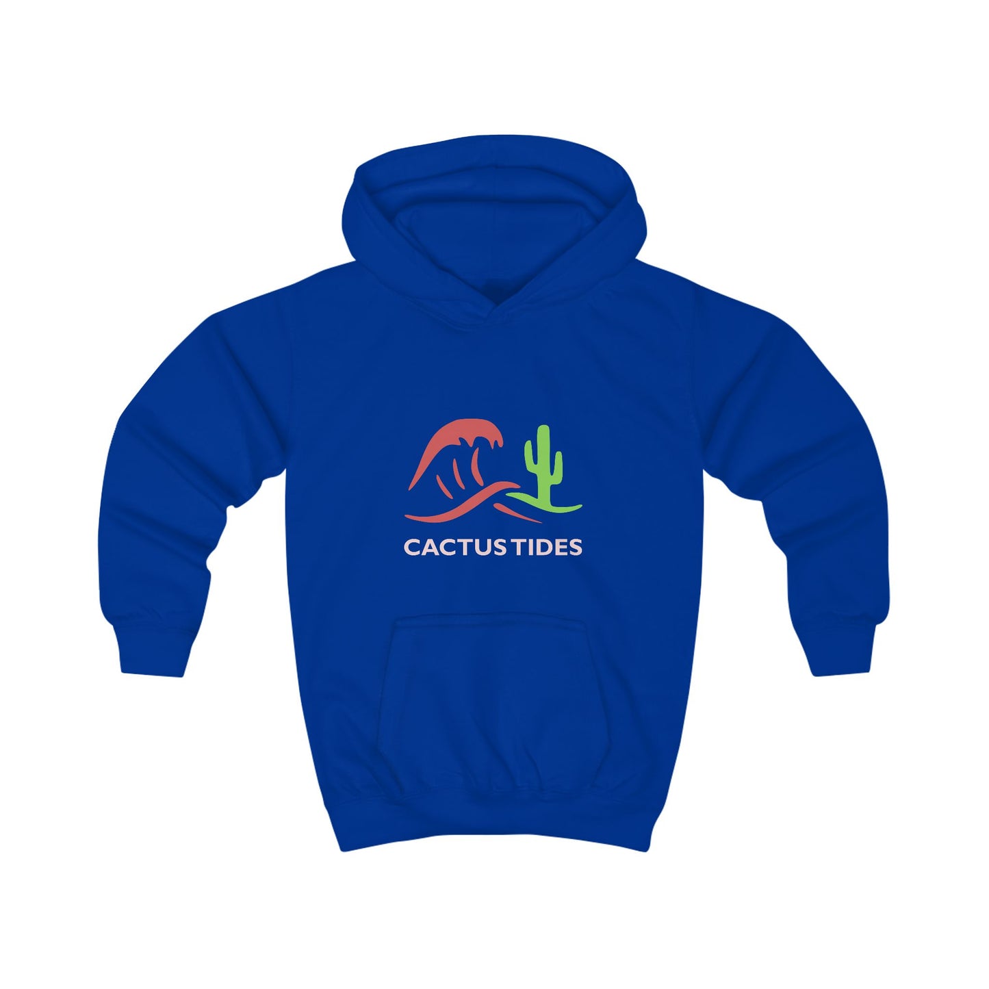 Cute Cactus Tides Kids Hoodie