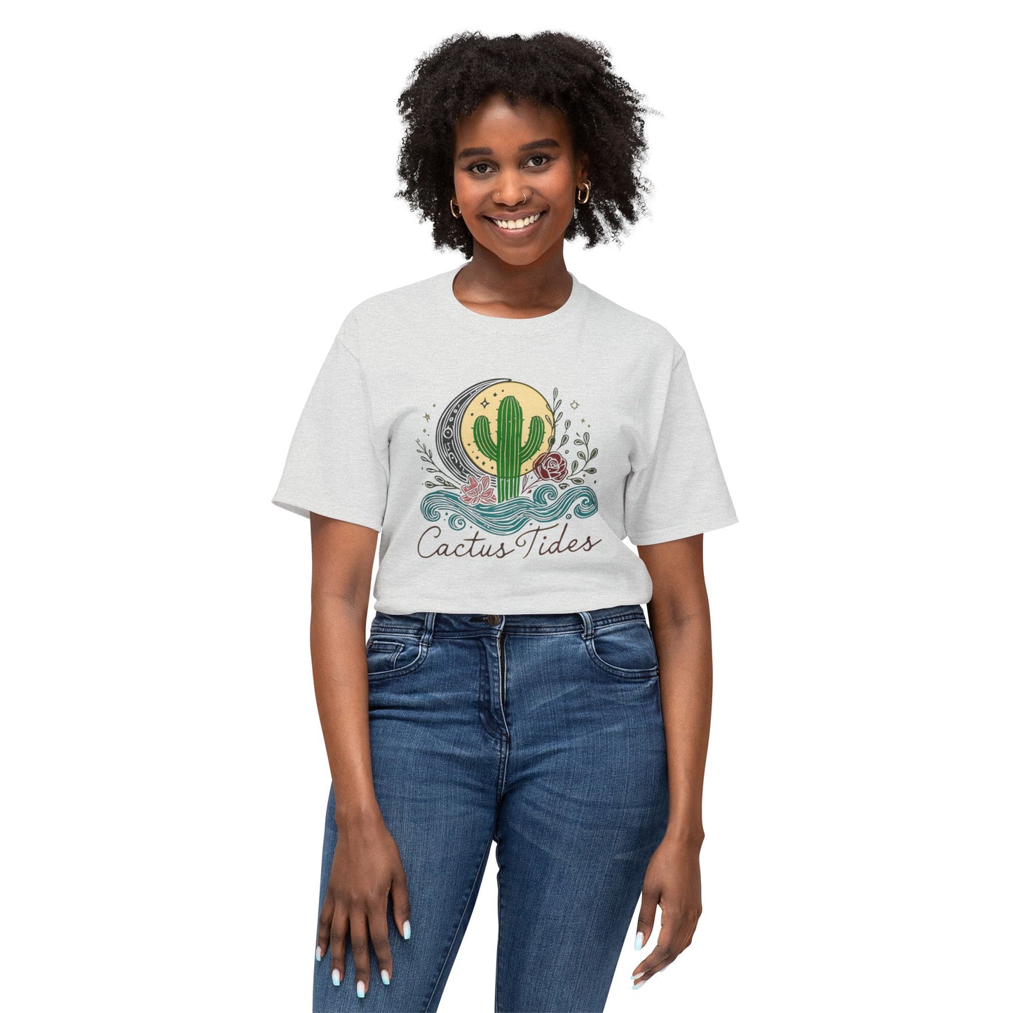Cactus Tides T-Shirt — Coastal Desert Graphic Tee