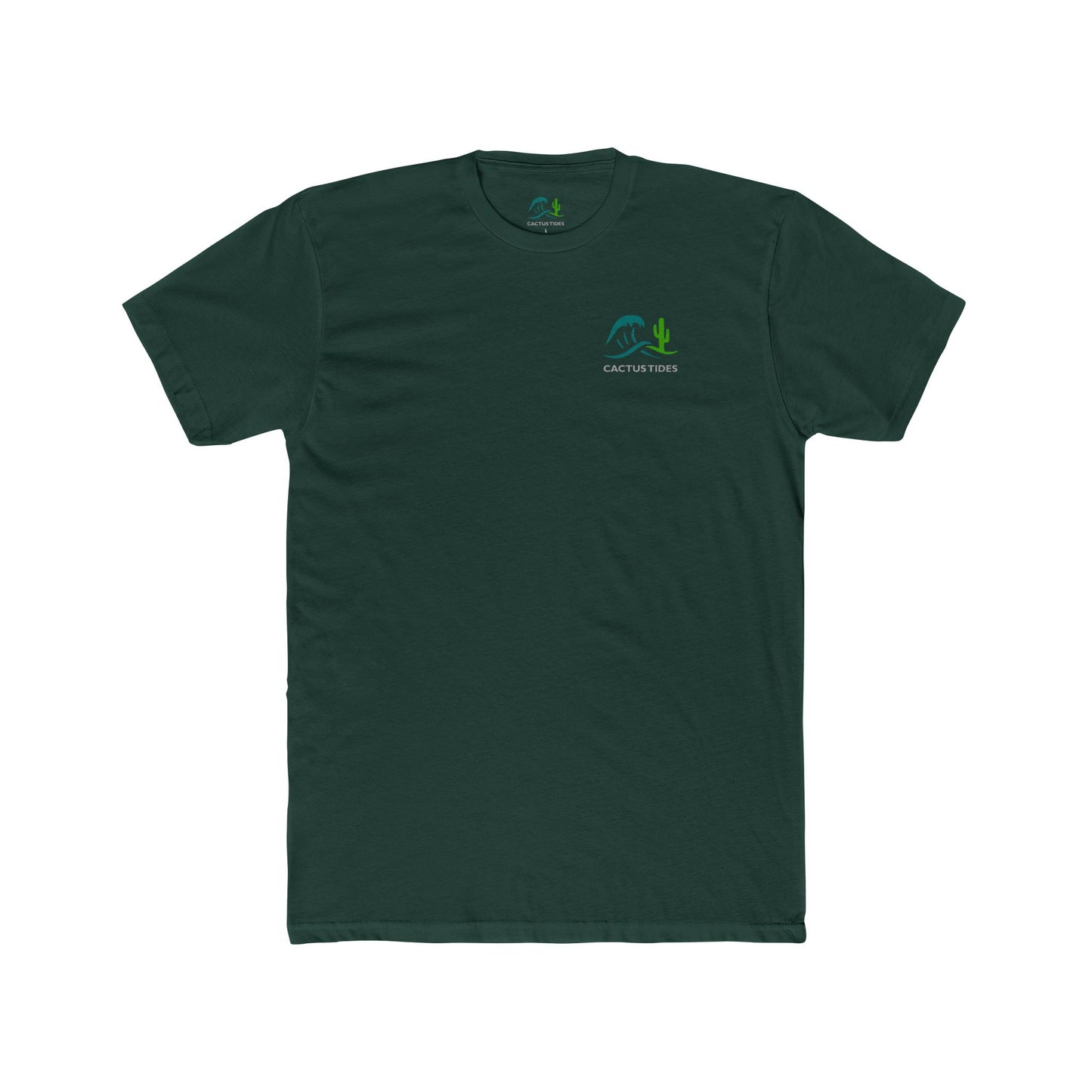 Cactus Tides Unisex Cotton Crew Tee