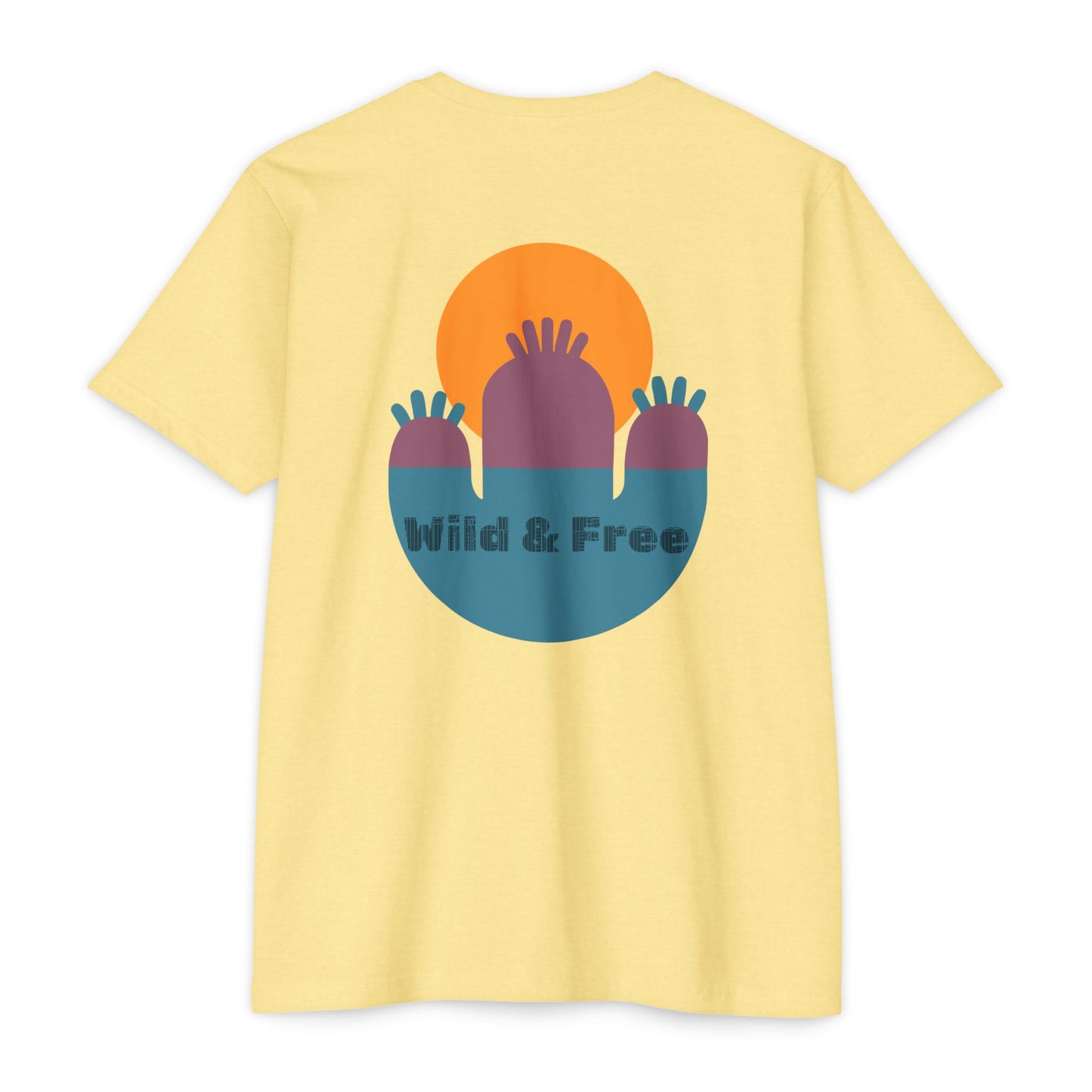 Wild & Free Cactus T-Shirt — Retro Desert Graphic Tee