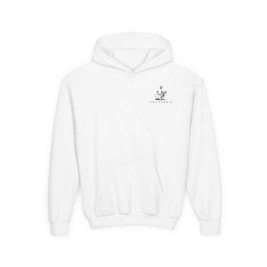 California Palm Graphic Hoodie — Youth Hooded Sweatshirt