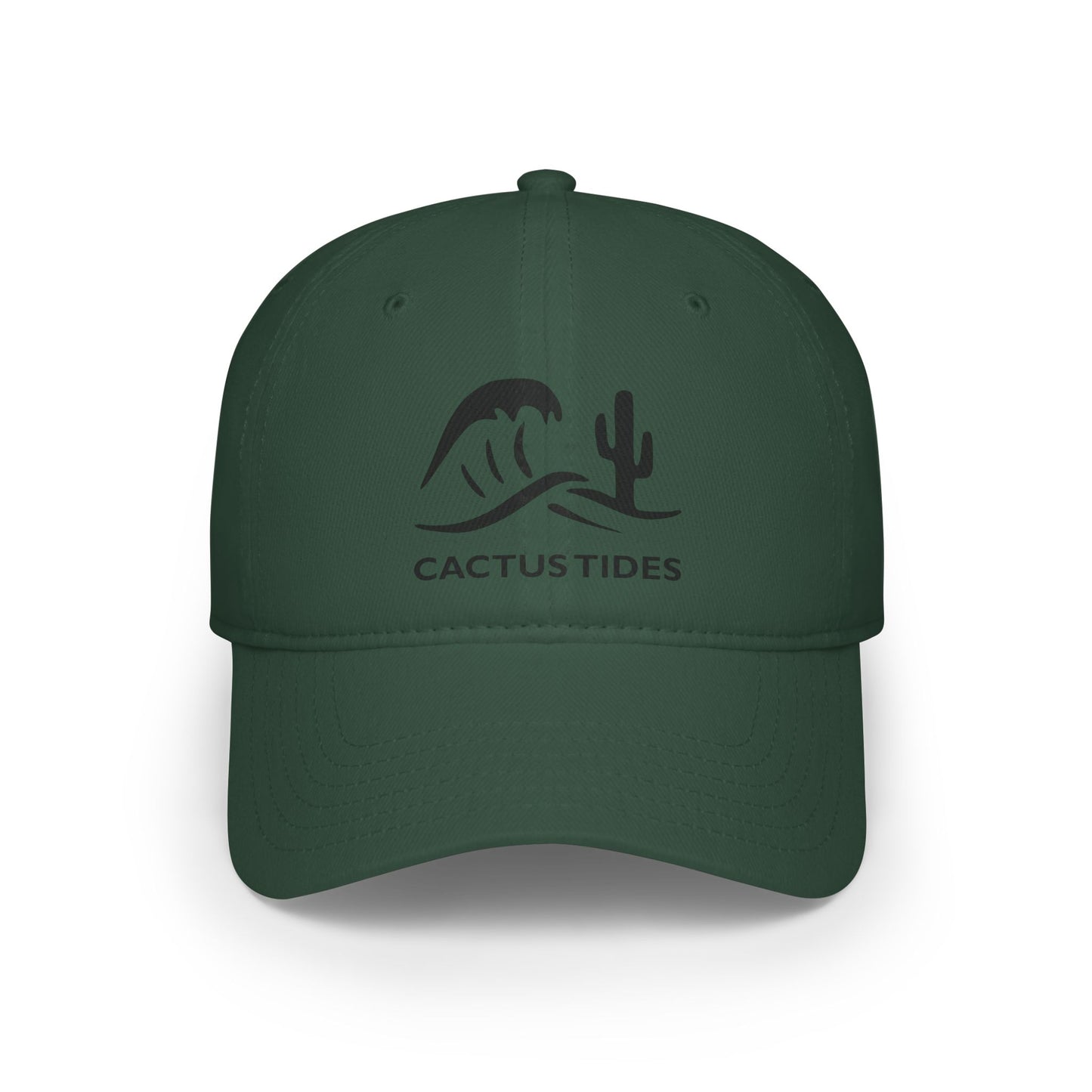 Cactus Waves Cap, Casual Summer Hat, Beach Style Cap, Outdoor Adventure Ball Cap, Gift for Nature Lovers