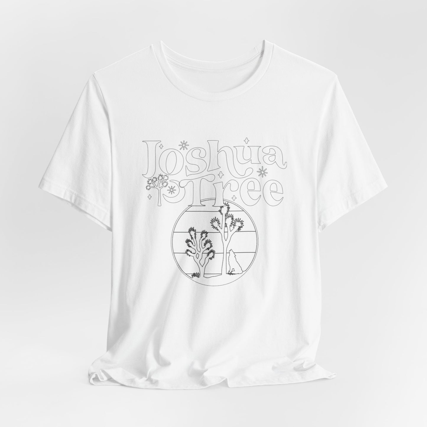 Joshua Tree Minimalist Line Art Tee