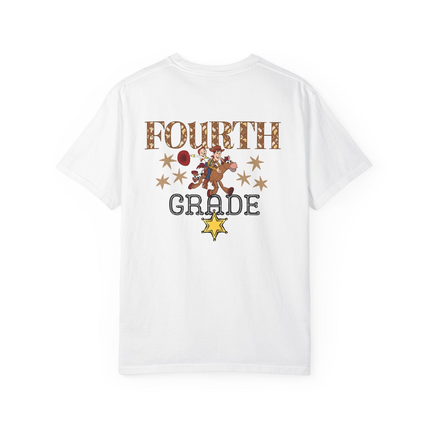 Fourth Grade T-Shirt — Cute Cowboy School Spirit Tee
