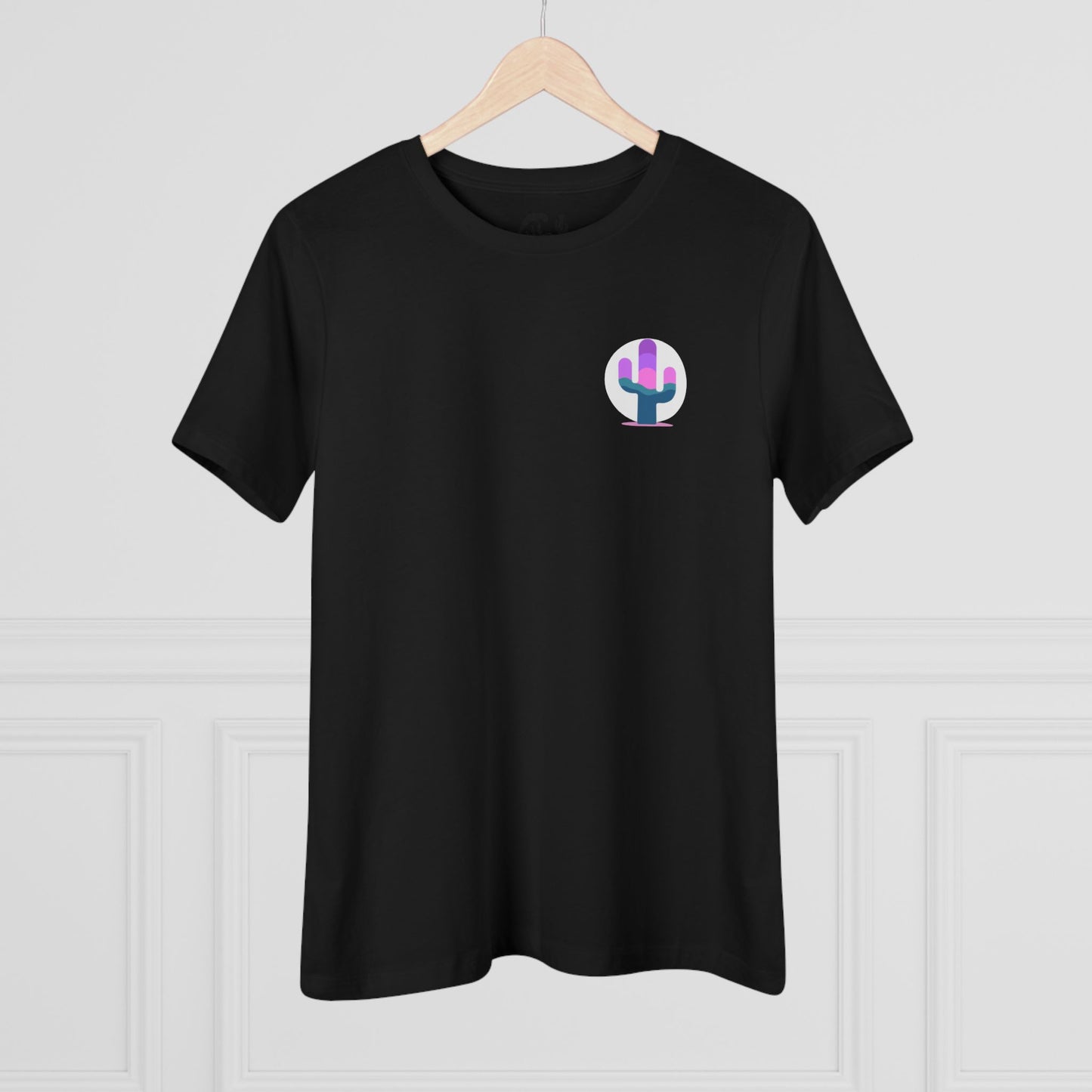 Sunset Cactus Logo- Women's Tee
