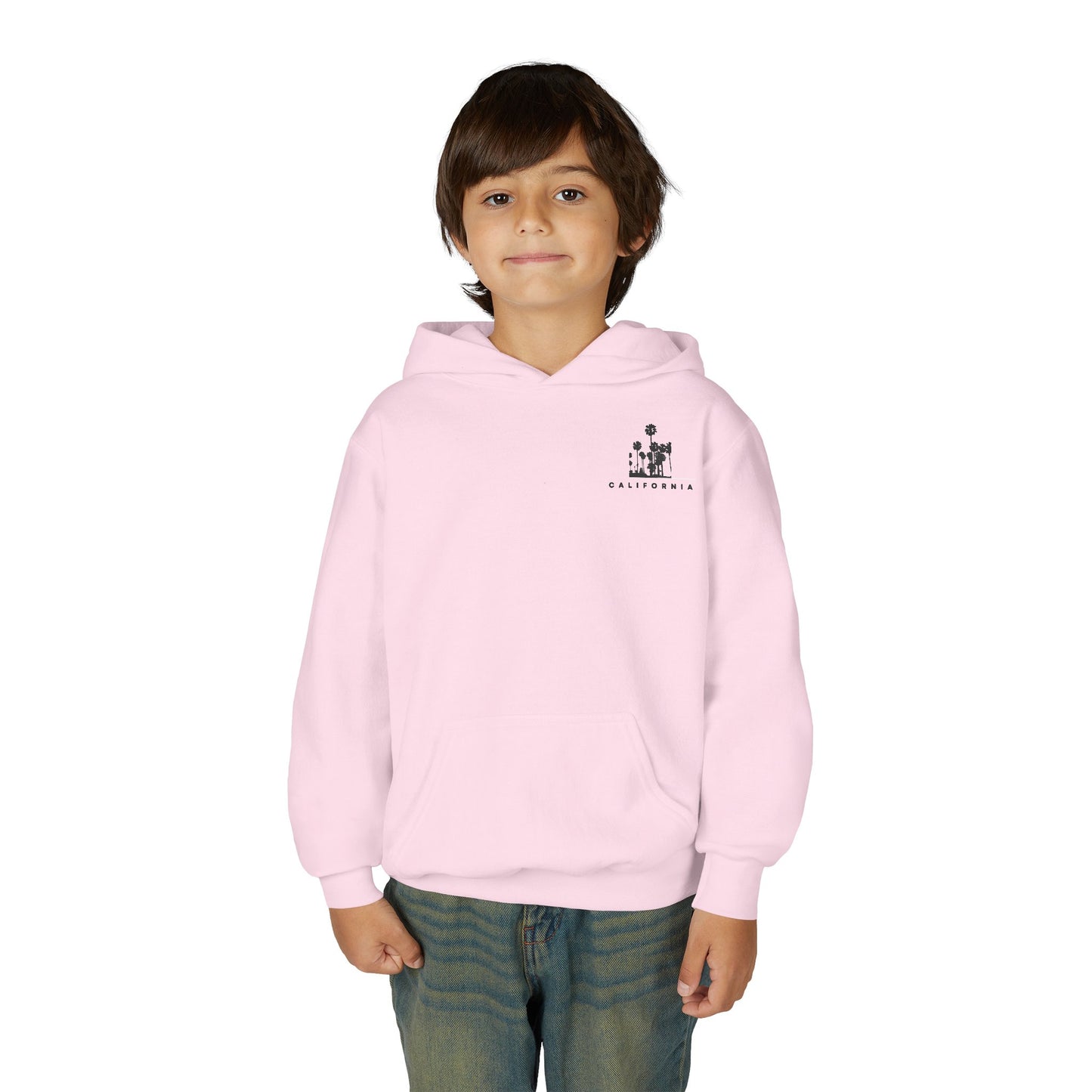 California Palm Graphic Hoodie — Youth Hooded Sweatshirt