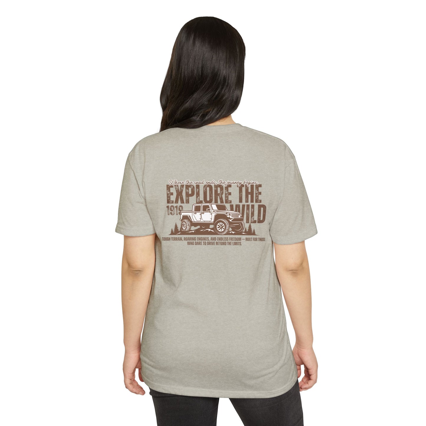 Explore The Wild Jeep T-Shirt — Adventure Off-Road Graphic Tee