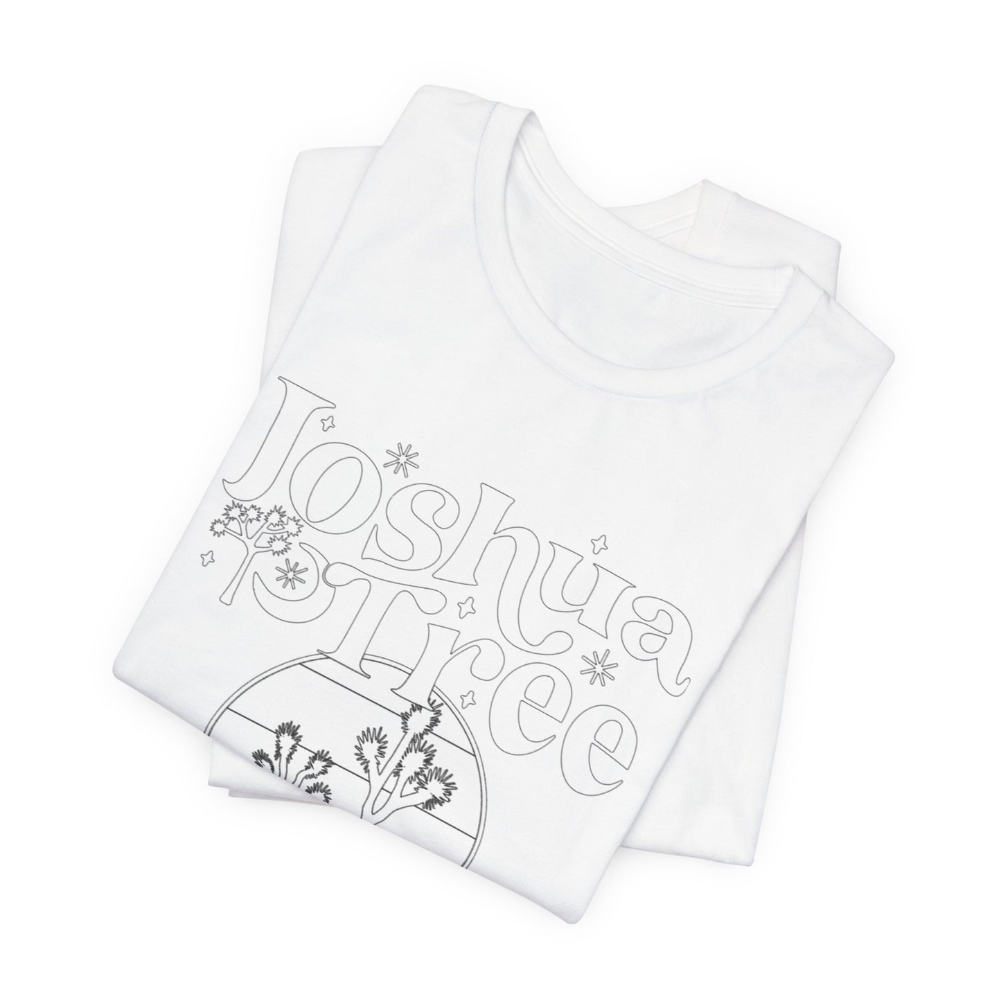 Joshua Tree Minimalist Line Art Tee