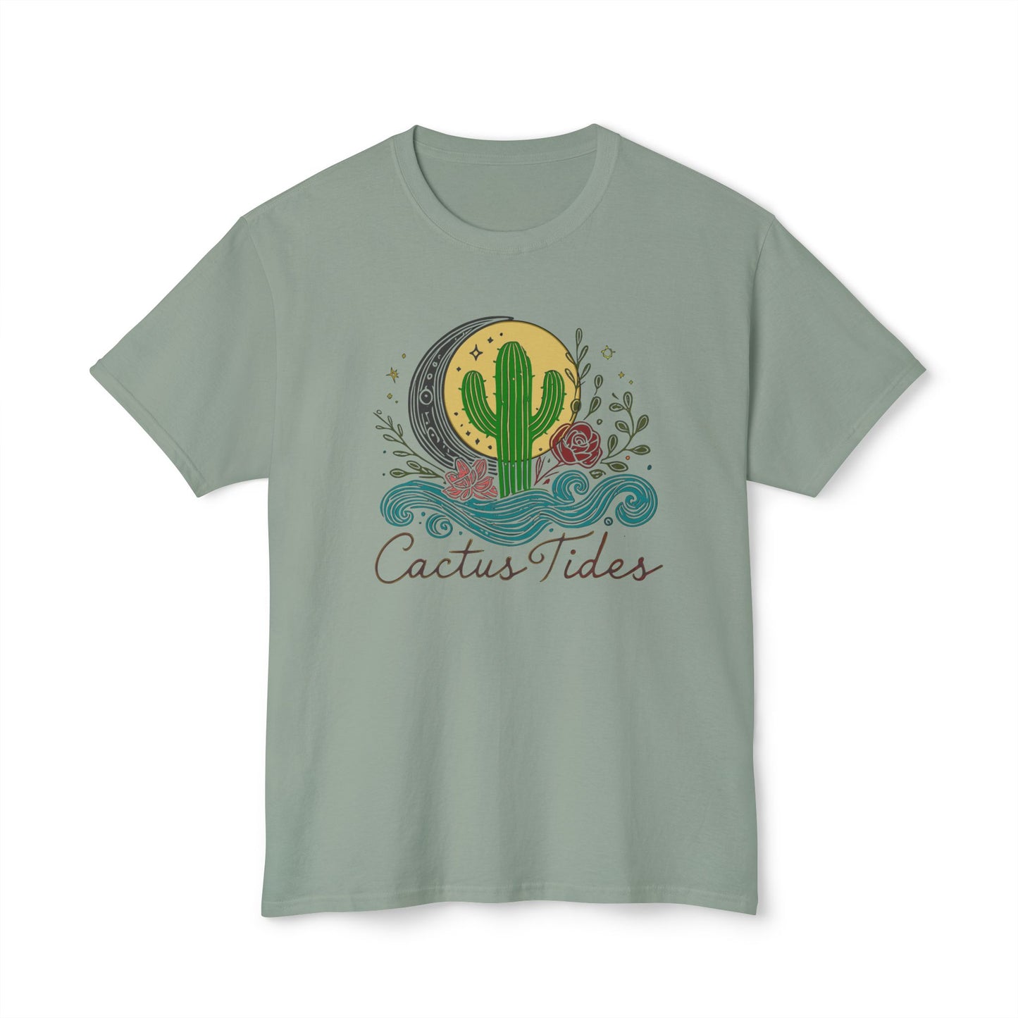 Cactus Tides T-Shirt — Coastal Desert Graphic Tee
