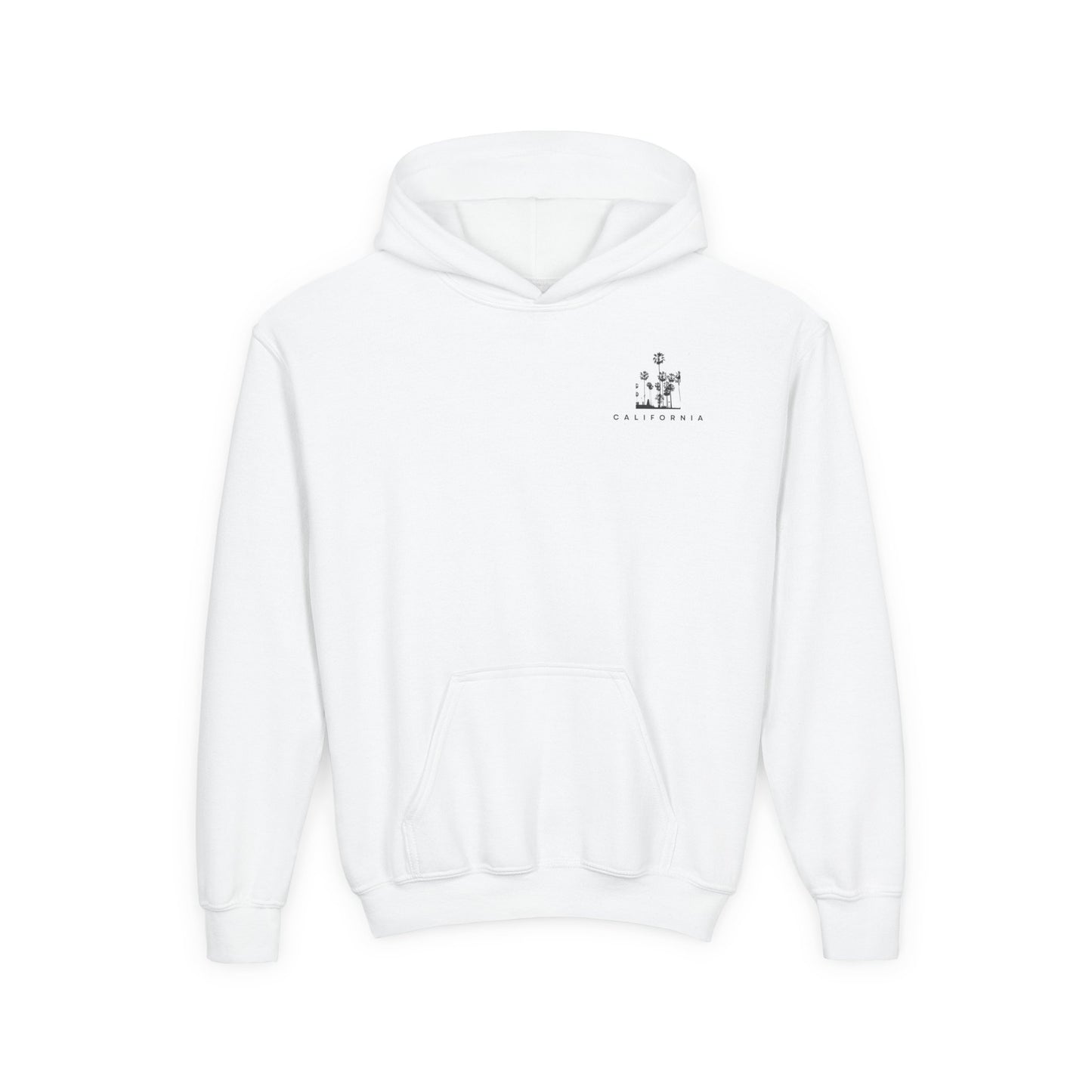 California Palm Graphic Hoodie — Youth Hooded Sweatshirt