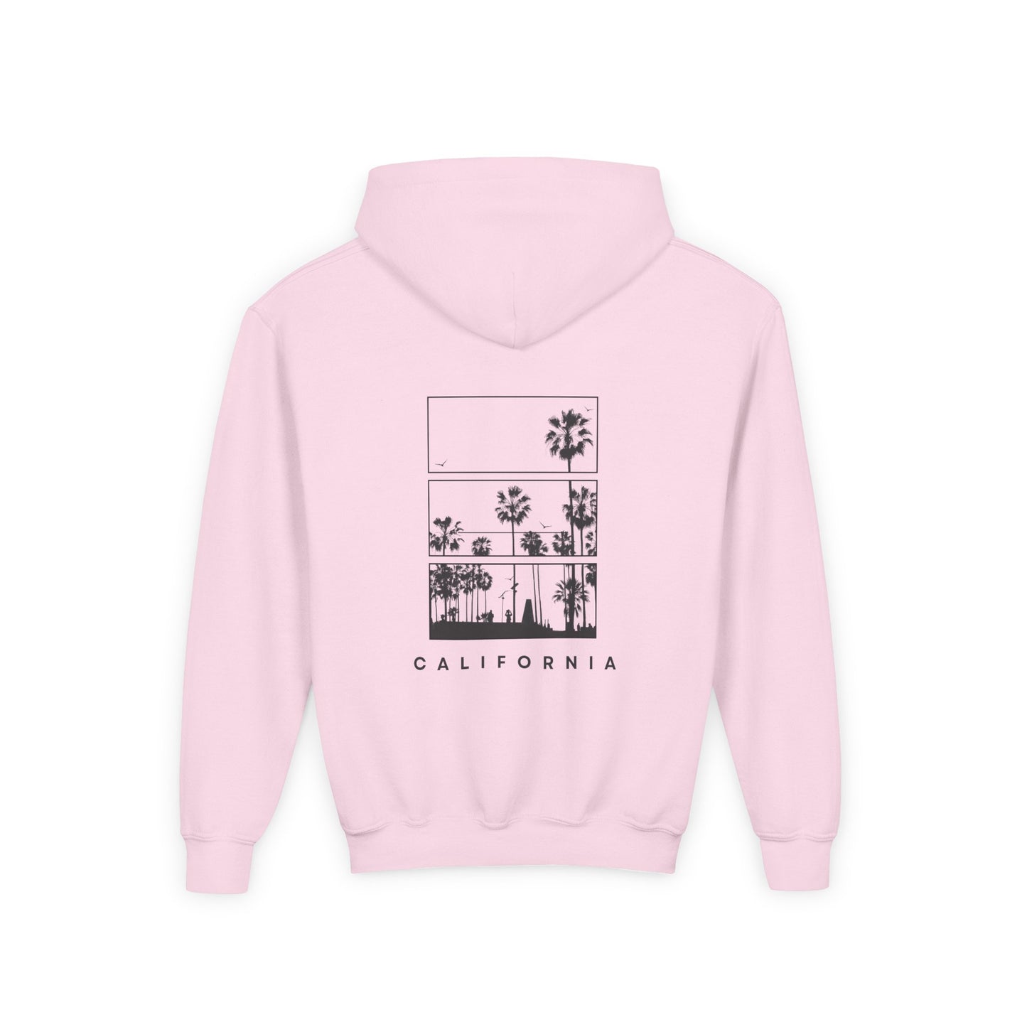 California Palm Graphic Hoodie — Youth Hooded Sweatshirt