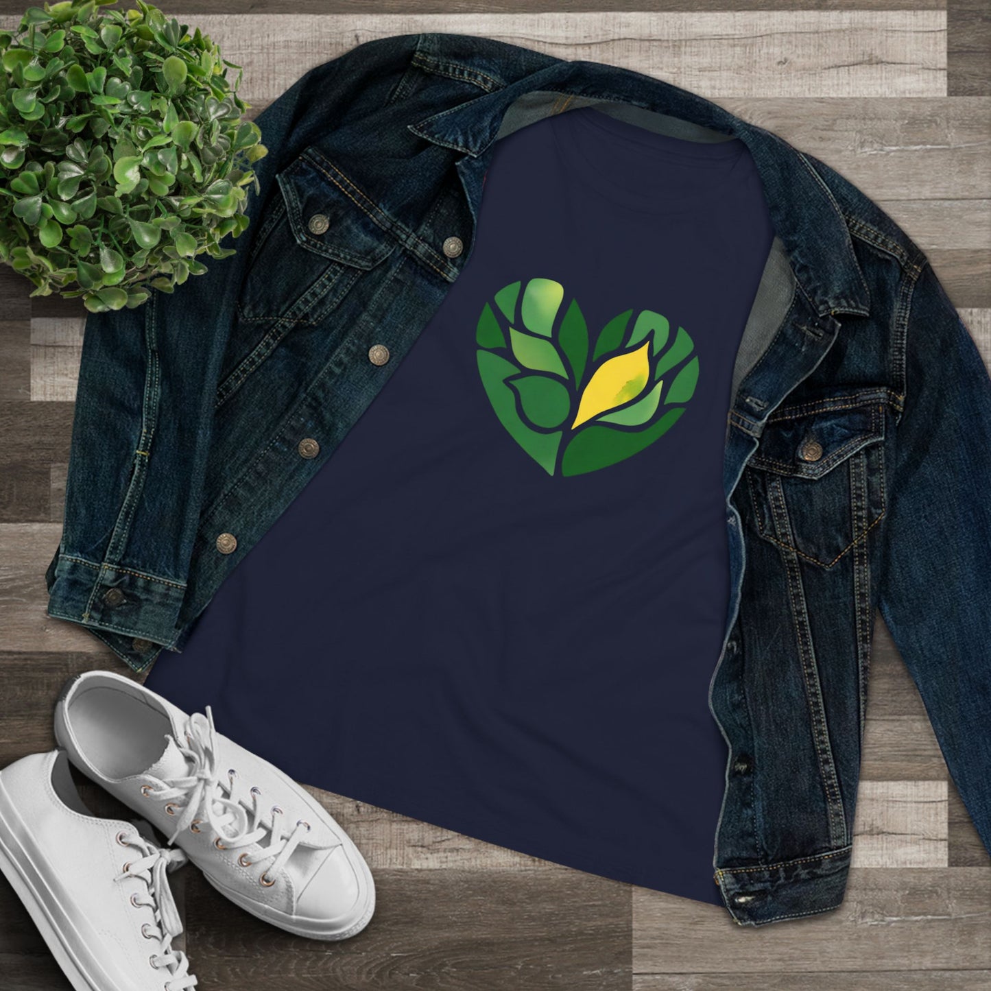 Watercolor Succulent Love Women's Tee