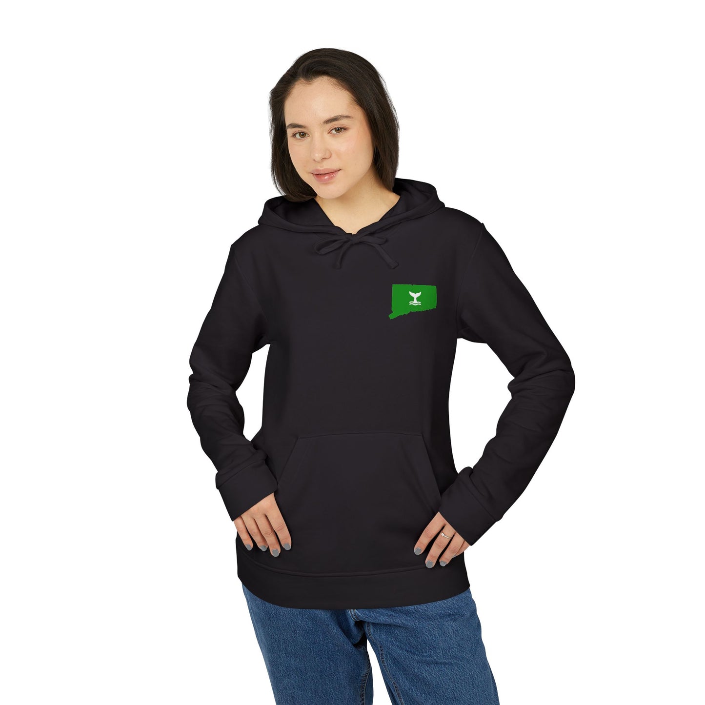 Connecticut Whale Tale adidas Unisex Fleece Hoodie